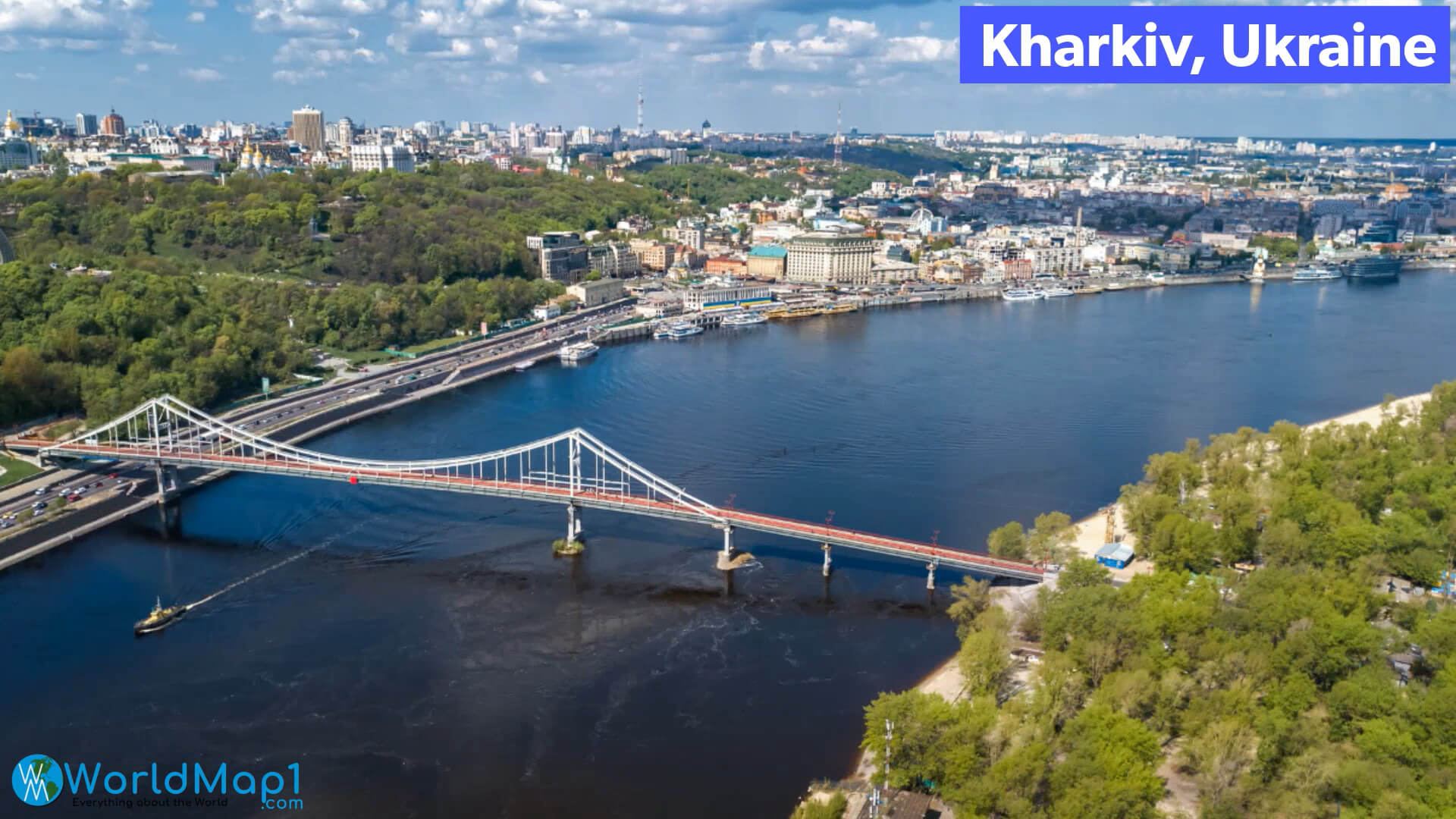Stadt Charkiw in der Ukraine